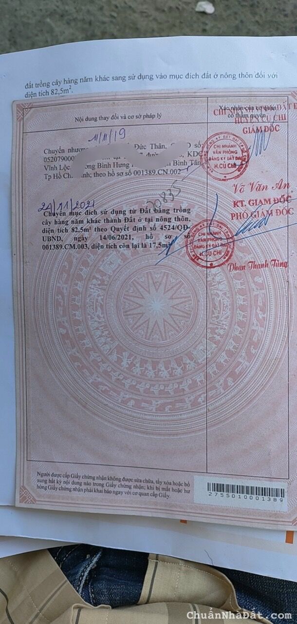 Chủ kẹt tiền Bán gấp mặt tiền đường bình mỹ Củ Chi