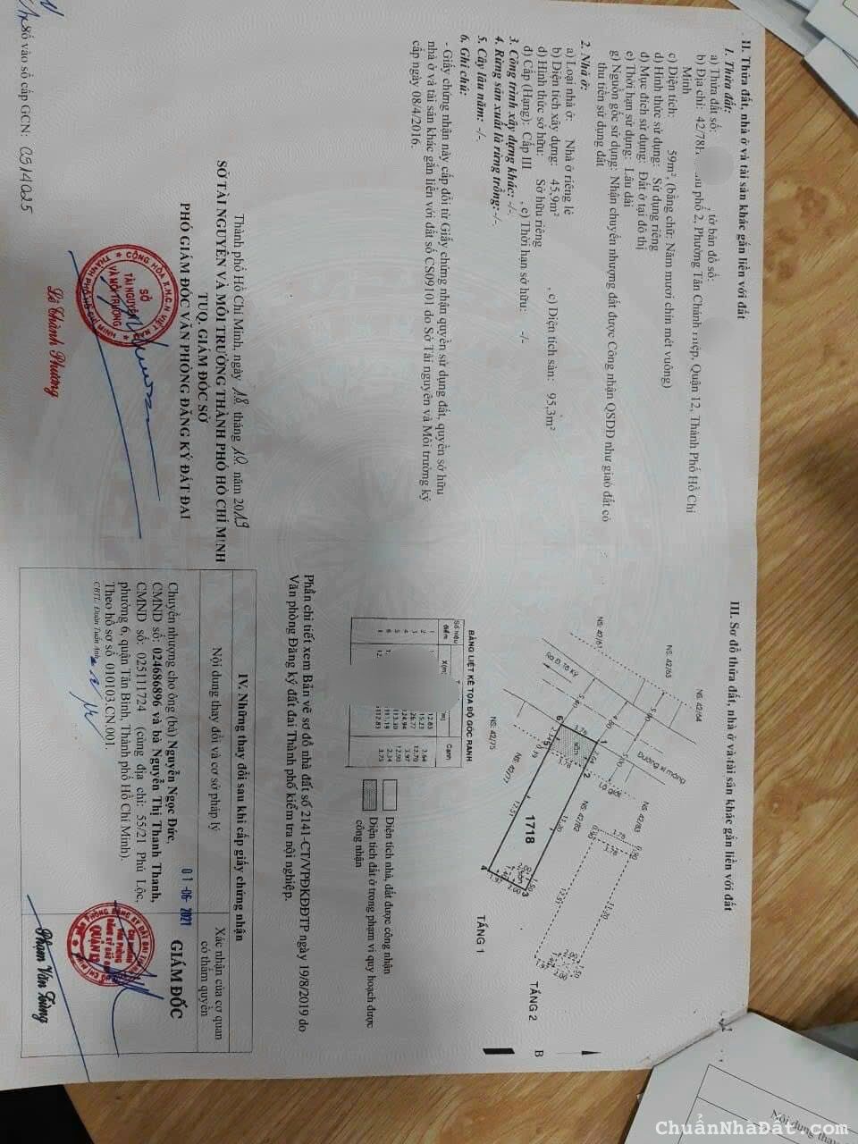 Bán nhà lầu tân chánh hiệp 18 ngay tô ký vào Bán nhà lầu tân chánh hiệp 18 ngay tô ký vào