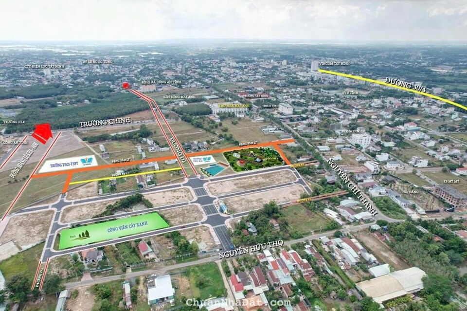 Đất vị trí đẹp giá rẻ trung tâm Tây Ninh