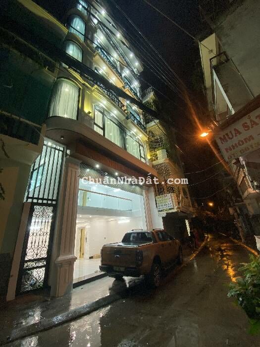 BÁN NHÀ LĨNH NAM, 60M2, 6 TẦNG, MT 7 M, Ô TÔ TRÁNH, THANG  MÁY, KD,  GIÁ 13 TỶ.