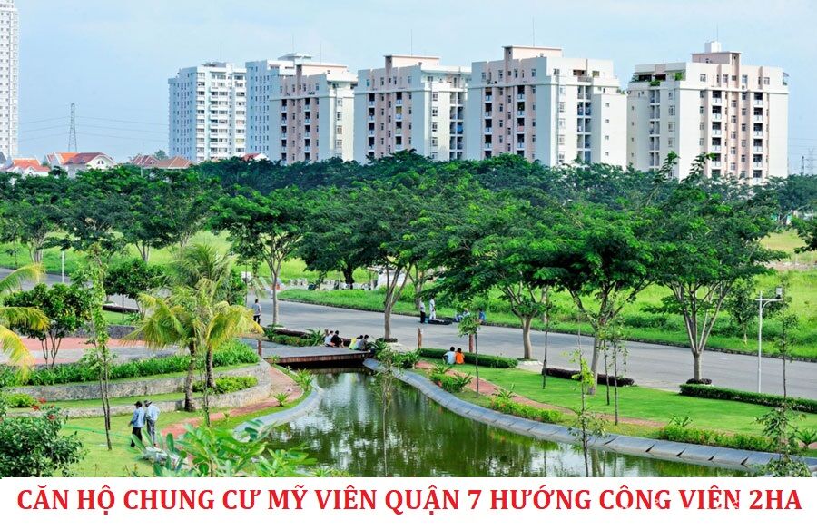 Cho thuê căn hộ chung cư Mỹ Viên q7 2 phòng ngủ view công viên giá rất rẻ