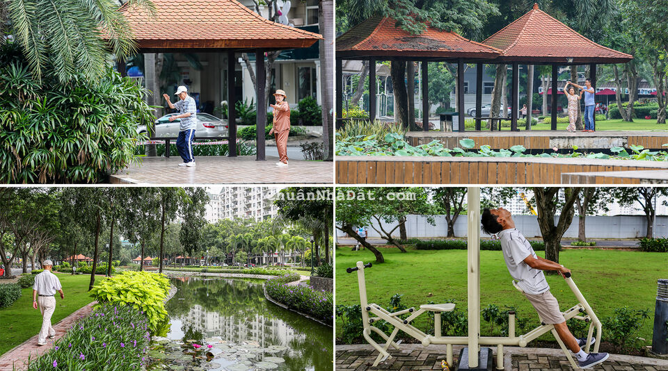 Cho thuê chung cư Nam Khang q7 3 phòng ngủ có sân vườn nội thất dính tường vào ở ngay