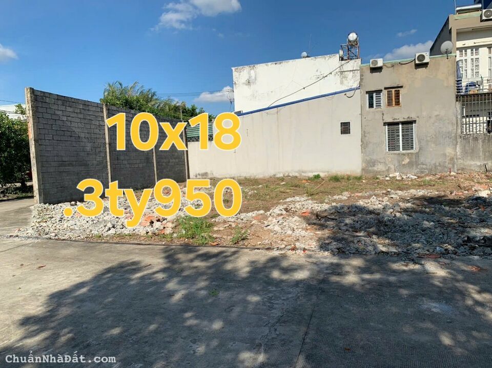Bán đất Hóc Môn, Lô góc 10x18m, giá 3,950 Tỷ, gần trường Nguyễn Hồng Đào, Xuân Thới Sơn