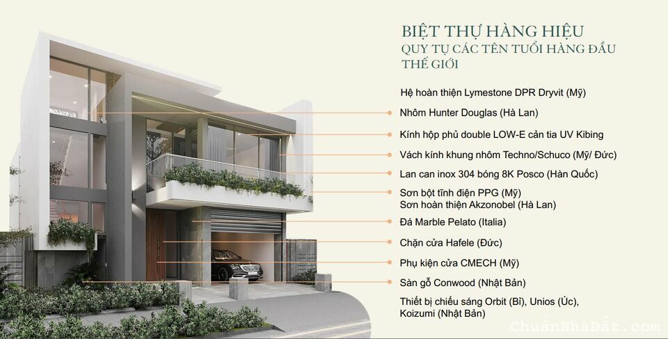 Bán biệt thự rộng 440m2 cạnh 2 sân Golf 18 lỗ đẳng cấp Quốc Tế lớn nhất Đà Nẵng - Quảng Nam