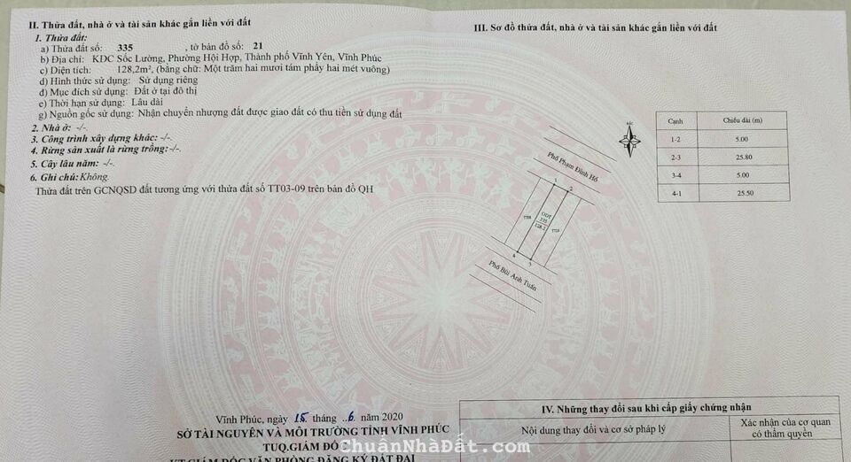 Bán đất hai đầu đường trước sau Sốc Lường, Hội Hợp, Vĩnh Yên. Lh: 0986934038