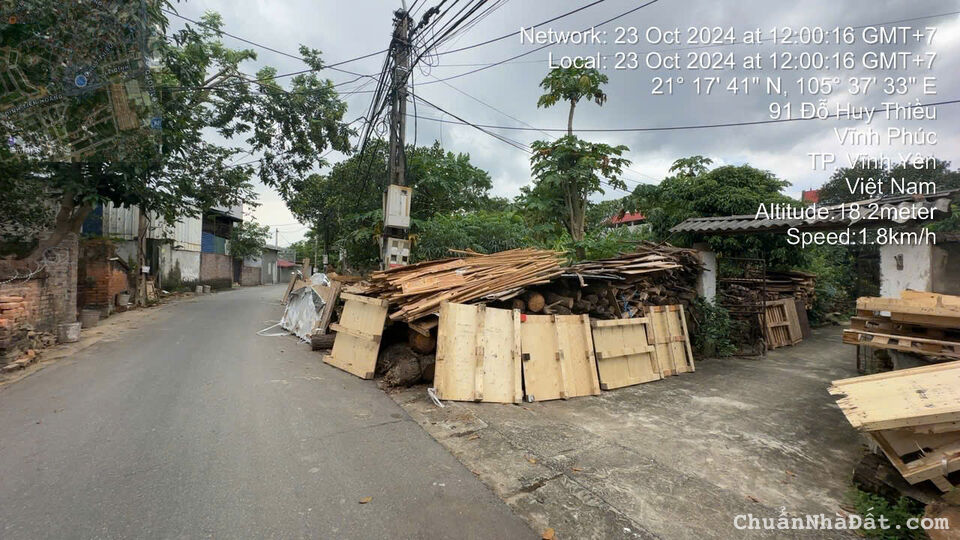 Bán đất thuộc TDP Đôn Hậu, phường Khai Quang, Vĩnh Yên, Vĩnh Phúc.