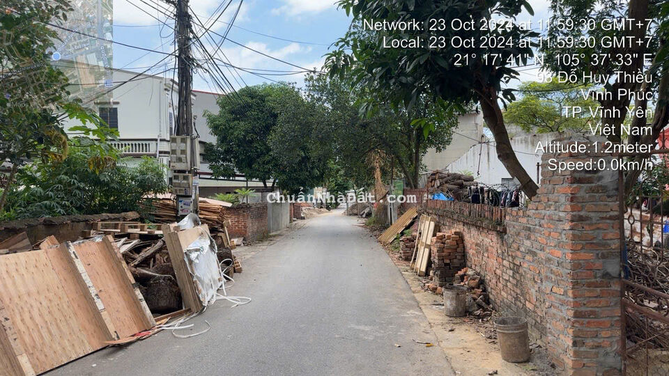 Bán đất thuộc TDP Đôn Hậu, phường Khai Quang, Vĩnh Yên, Vĩnh Phúc.