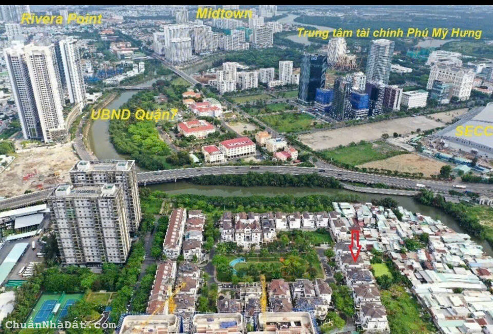 Biệt thự VIP Cityland Quận 7. Hầm+ 4 tầng. Ngang 10 m. 49 tỷ. Thang máy.