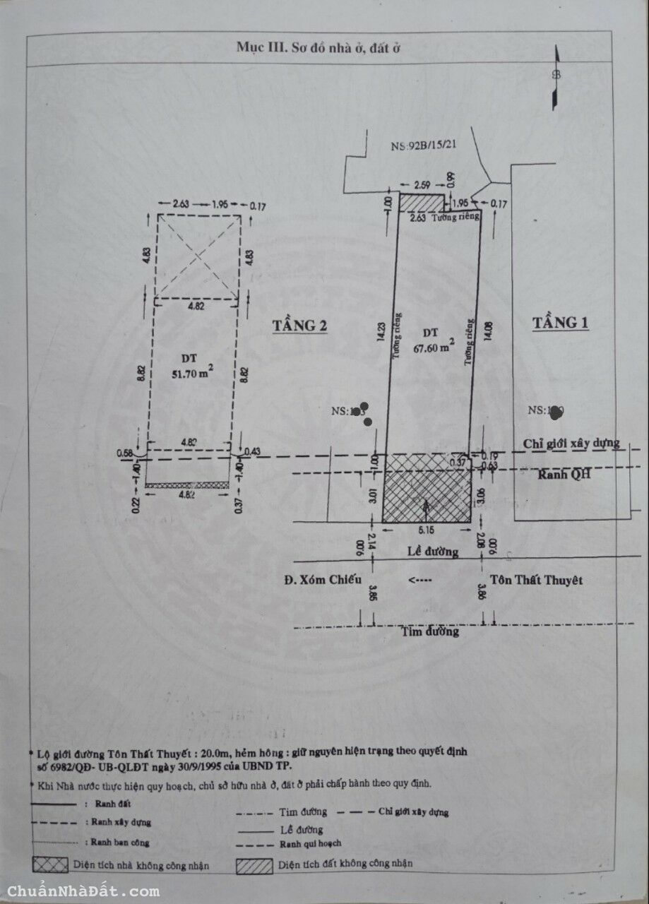 Nhà phố mặt tiền đường Tôn Thất Thuyết, Quạn 4. 5*18.
