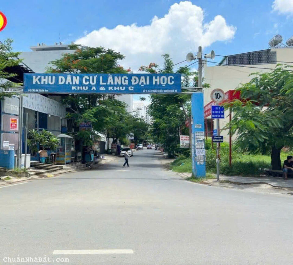 Đất làng Đại học Phước kiẻn, đường số 12m.Ngang rộng 7 m chỉ 54 tr/ m2.