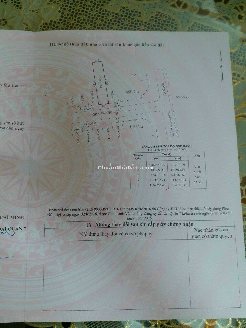 Đất đường số KDC PHú mỹ, Quận 7. 5*21,5. 10 tỷ.