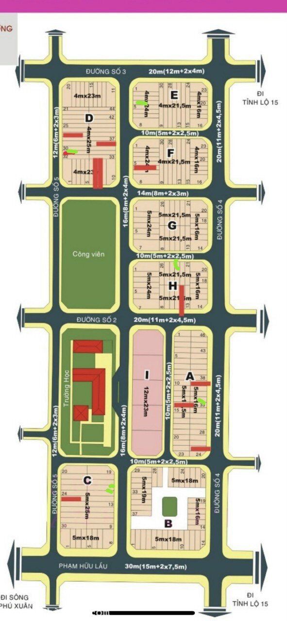 Đất đường số KDC PHú mỹ, Quận 7. 5*21,5. 10 tỷ.