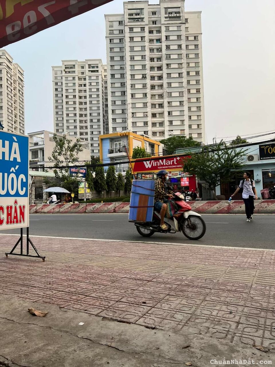 Cho thuê nhà mặt tiền Huỳnh Tấn Phát, Nhà bè. 5*18, 5 tầng. 25 tr.