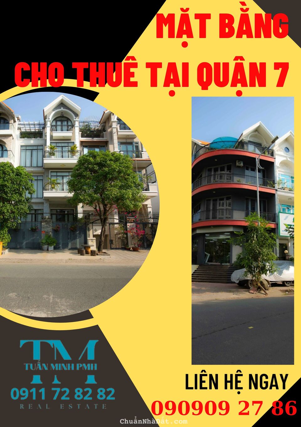 cho thuê nhiều mặt tiền kinh doanh đường chính tại quận 7 30-100tr/tháng
