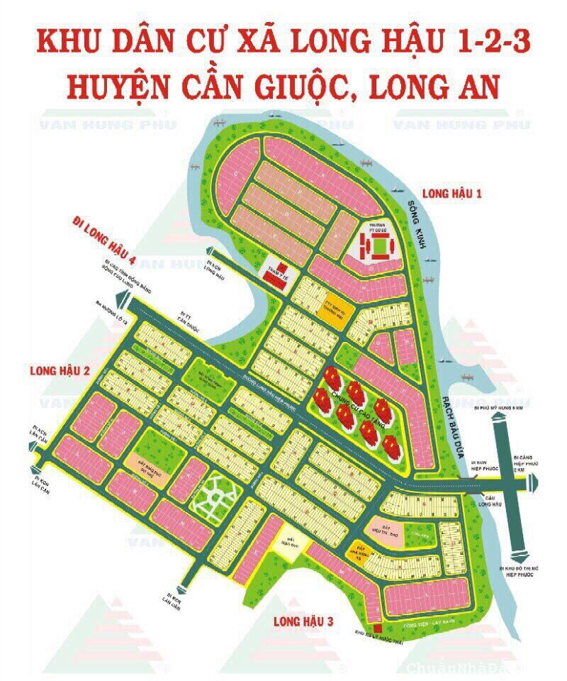 Bán đất nền dự án Khu Dân Cư Long Hậu 3 - Huyện Cần Giuốc - Long An Bán đất nền dự án Khu Dân Cư Long Hậu 3 - Huyện Cần Giuốc - Long An