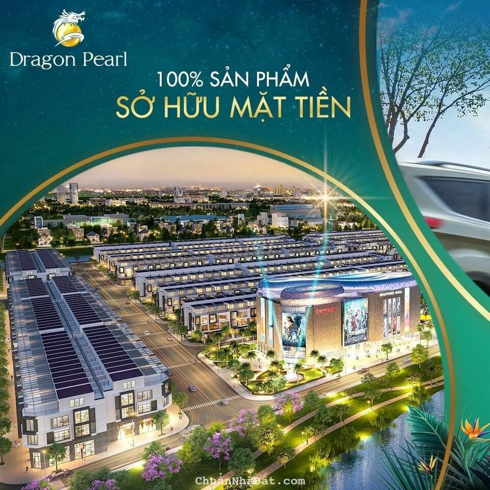 Bán lỗ đất Dragon Pearl 75m2 gần mặt tiền 825 Đức Hòa Đông giảm còn 1.410 tỉ/nền