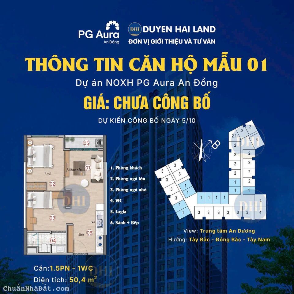 Nhà Ở Xã Hội PG An Đồng - Bán Giá Chủ Đầu Tư - Giá Rẻ Giật Mình