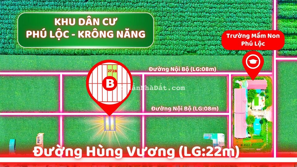 Bán cặp đất ngay UBND giá 6xxtriệu/lô (x tiểu học)