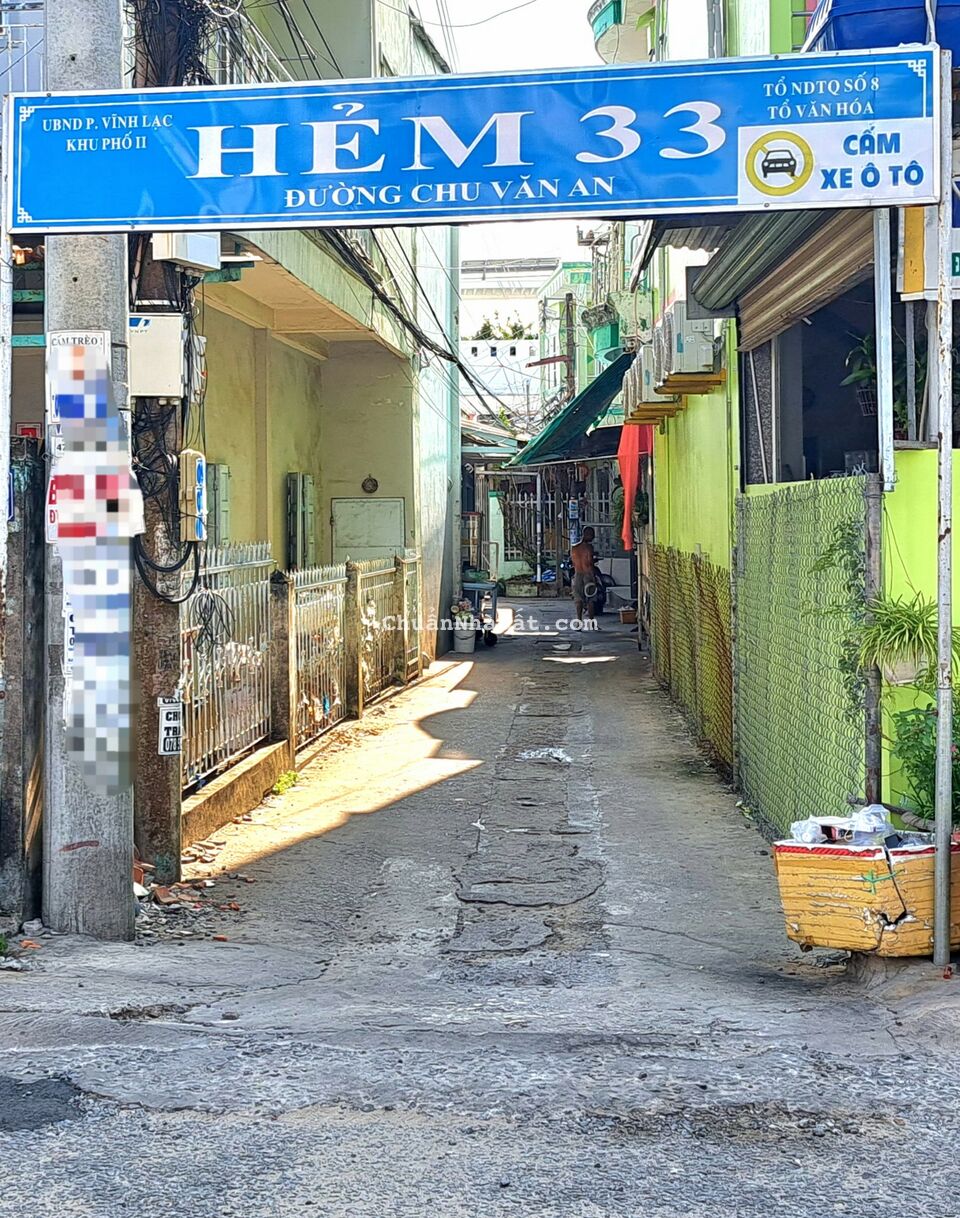 Cần bán gấp căn nhà hẽm 33 chu văn an , vĩnh lạc , rạch giá , kiên giang