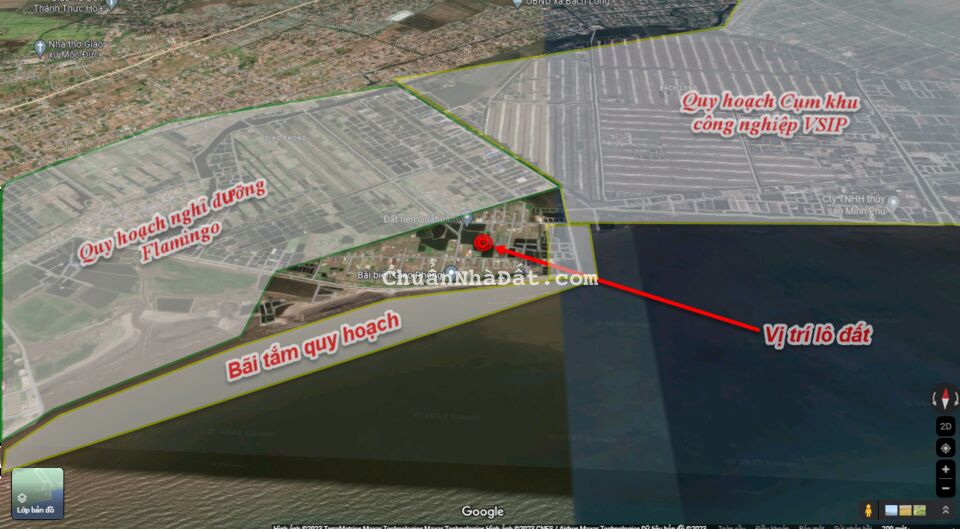 Bán nhanh 980 Triệu 1 Lô Đất Nền Biệt Thự Mặt Biển Quất Lâm, Ven hồ Liên Phong