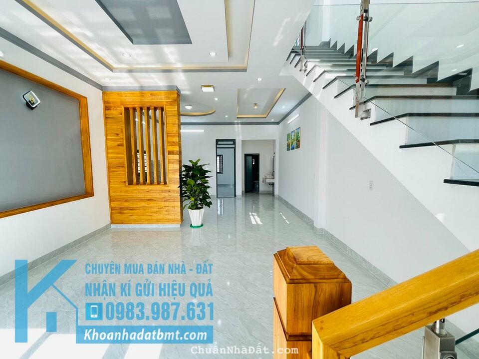 💥Nhà Mê,Mới,TC 5,2*20m,hẻm Ywang,gần Kho Bình Hà,nhiều lô khác