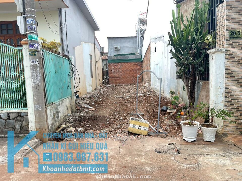 💥Đất  TC 100% 4,1*19m,Đầu Hẻm Hoàng Hoa THám,gần chợ Phan Đình Phùng,nhiều lô khác 