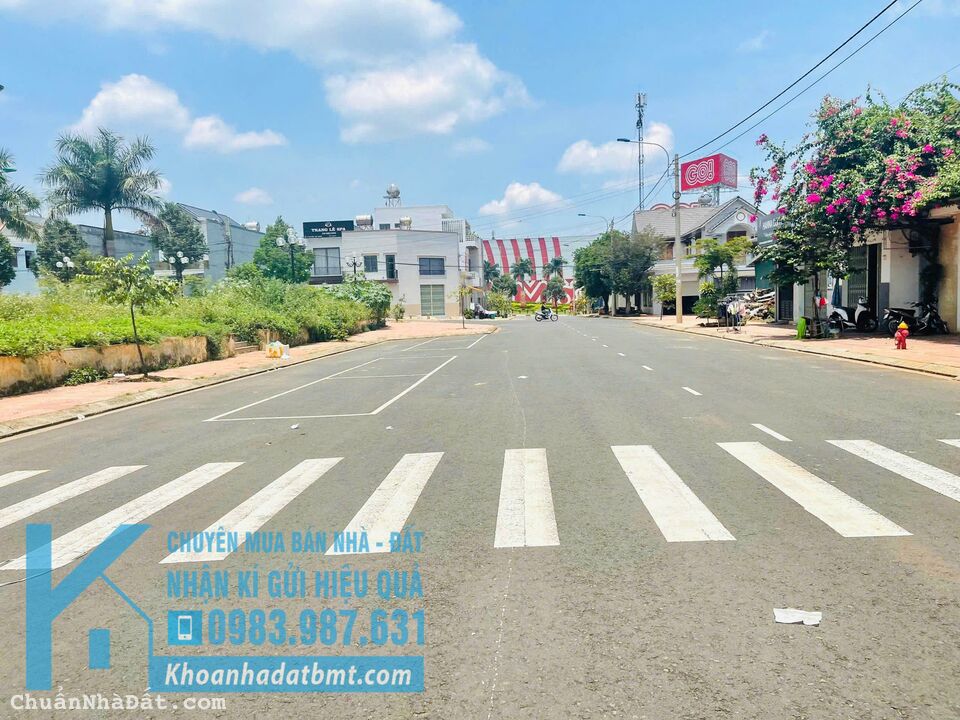 💥Lô TC 100%,6*20m,Khu Đấu Giá Phan Bội Châu,Đối Diện Hoa  Viên