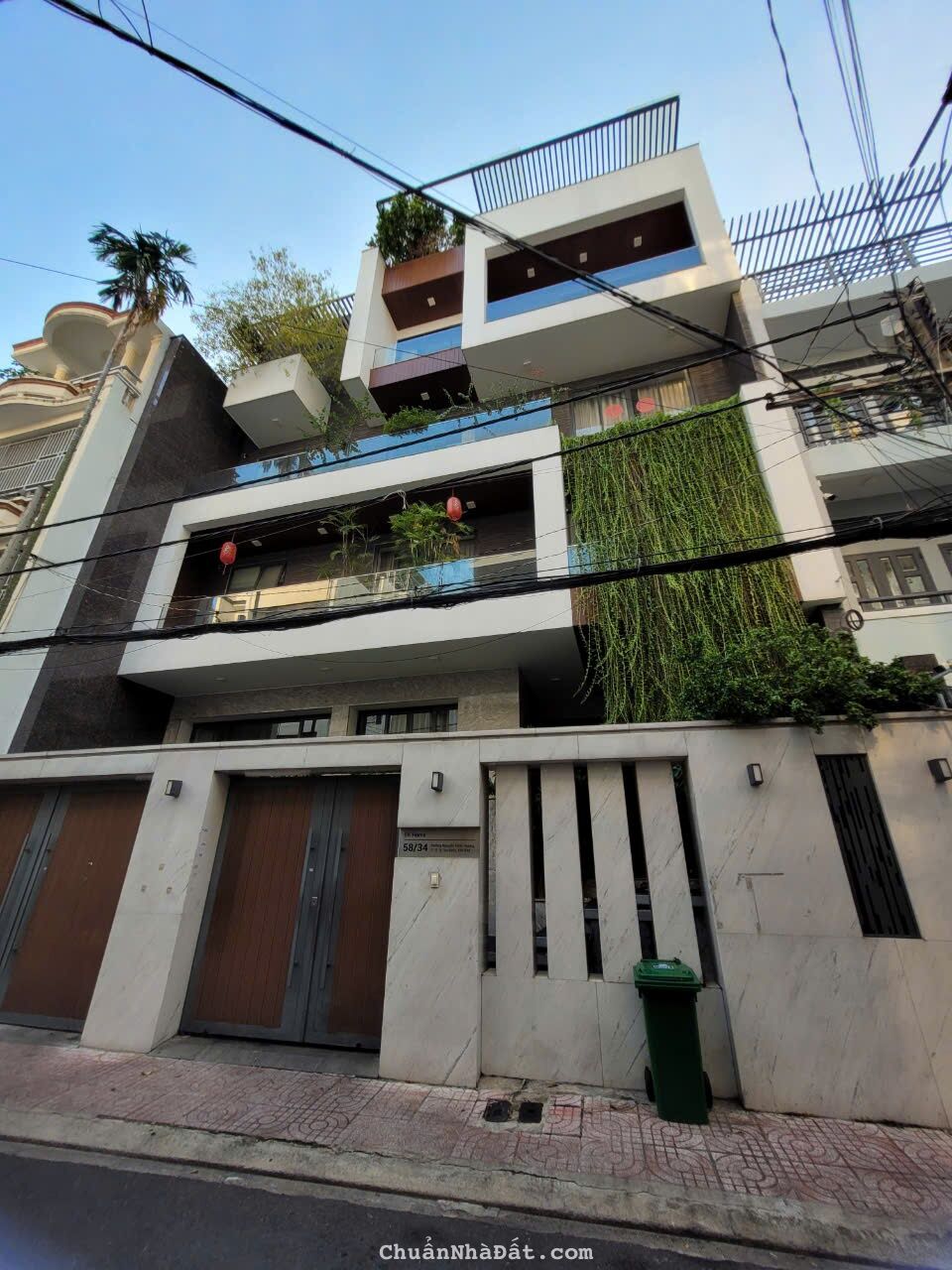 Bán Villa VIP P.Võ Thị Sáu,Q.3 - 150m2(4 tầng+thang máy-tiểu cảnh,hồ cá Koi )-Gía: 65 tỷ TL