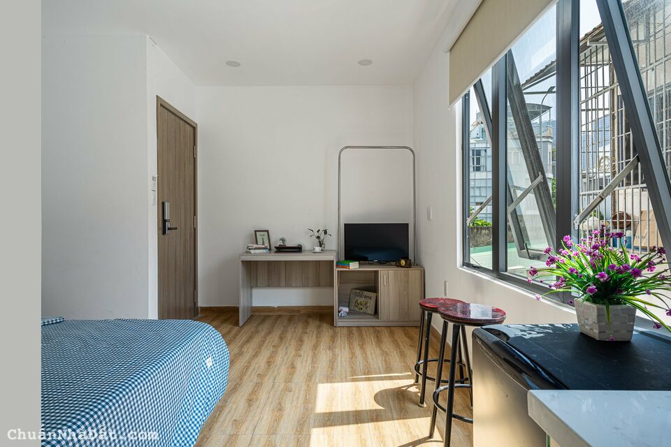 ⚡️Căn hộ Studio full nội thất ,view ban công ,giặt sấy riêng ,gần cầu thủ thiêm ,quận bình thạnh