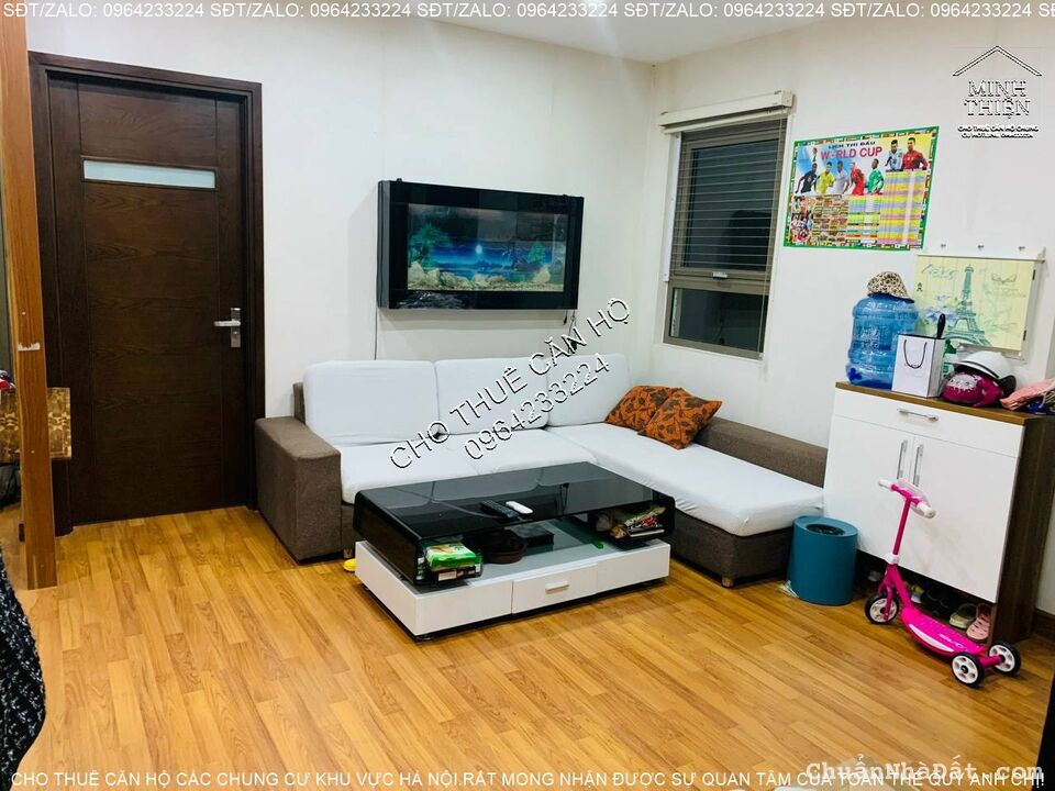 (Chung Cư Home City Trung Kính)Cho Thuê Căn 2 Ngủ Full Nội Thất  Cao Cấp