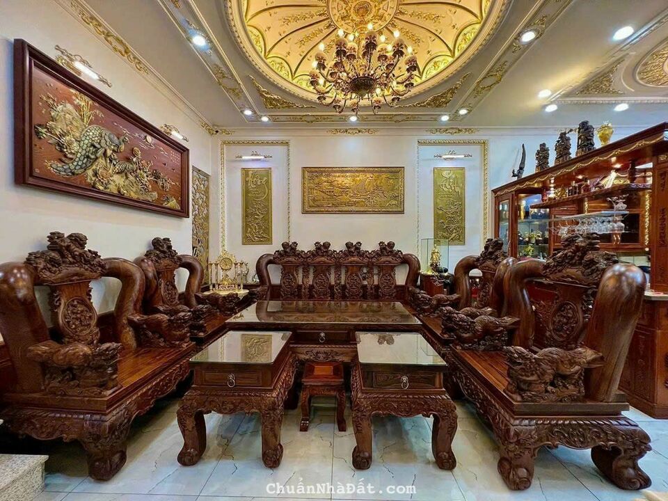 Bán nhà biệt thự 688/57 Lê Đức Thọ, DT 16x15m x hầm 3 lầu x giá 35 tỷ TL