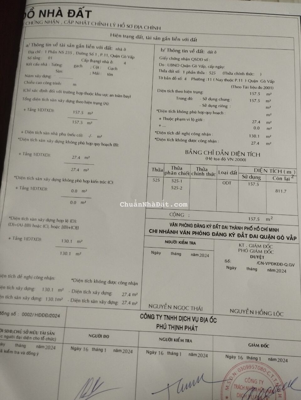 Bán đất mặt tiền 235 Đường số 01 P.11 Gò Vấp, DT 5x33m (157m2). giá 12 tỷ Bán đất mặt tiền 235 Đường số 01 P.11 Gò Vấp, DT 5x33m (157m2). giá 12 tỷ