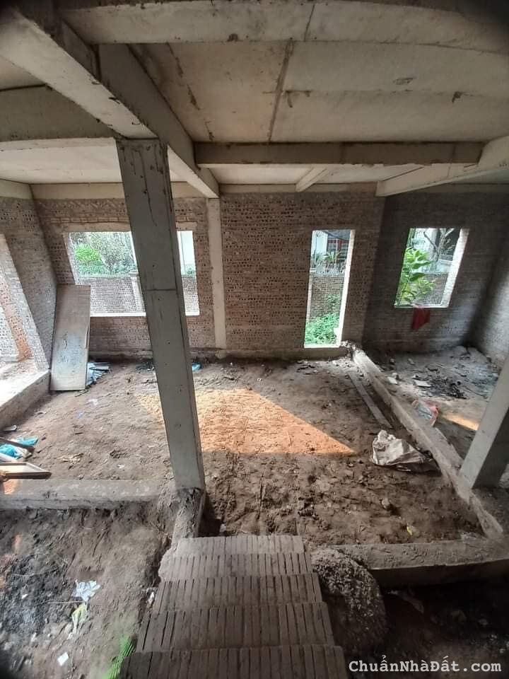 Biệt thự xây thô 3 tầng Phú Lương Văn Phú, DT 195m2, MT 10m, 16.5 tỷ Hà Đông
