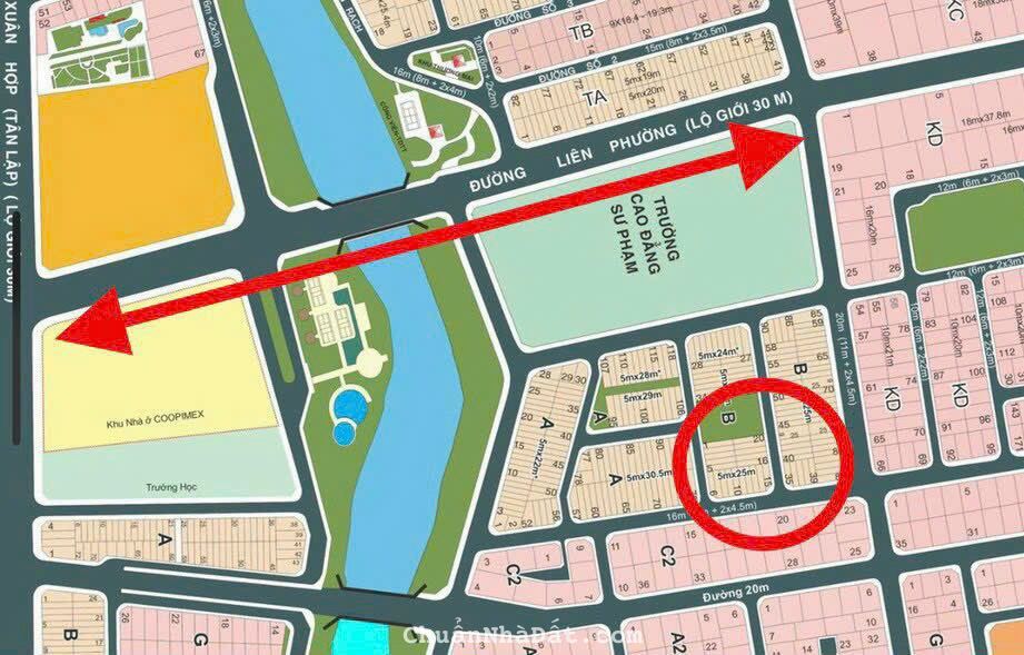 Chính chủ bán gấp lô đất Khu Kiến Á Quận 9 giá 56.8/m2 (5m x25m) đường 12m, ra Liên Phường 150m