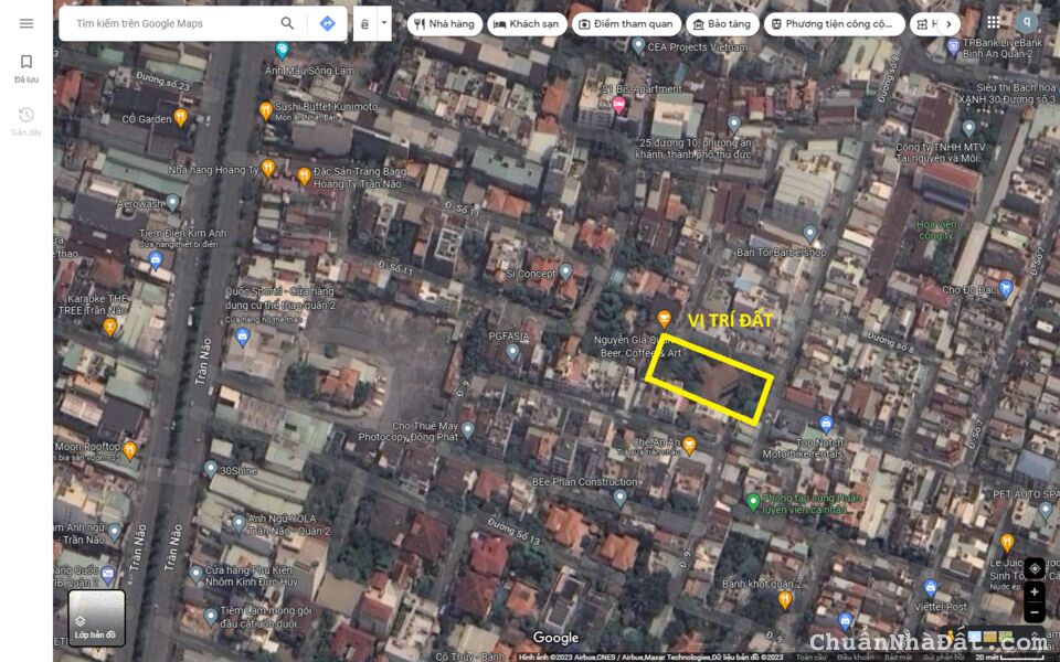 Bể cọc bán lại biệt thự sân vườn 950m2 số 36 đường số 8 P.Bình An Q.2 - 85 triệu/m2 - 0911 932 880