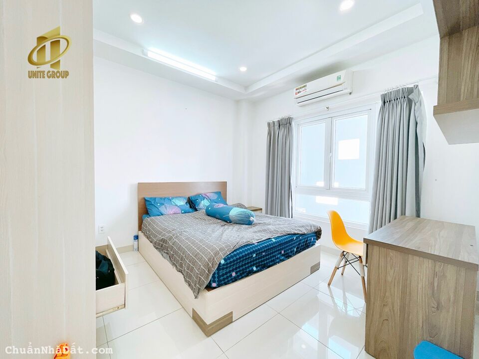 Cho thuê Căn hộ 1PN full Nt có 2 cửa sổ lớn ngay Tôn Thất Thuyết Quận 4