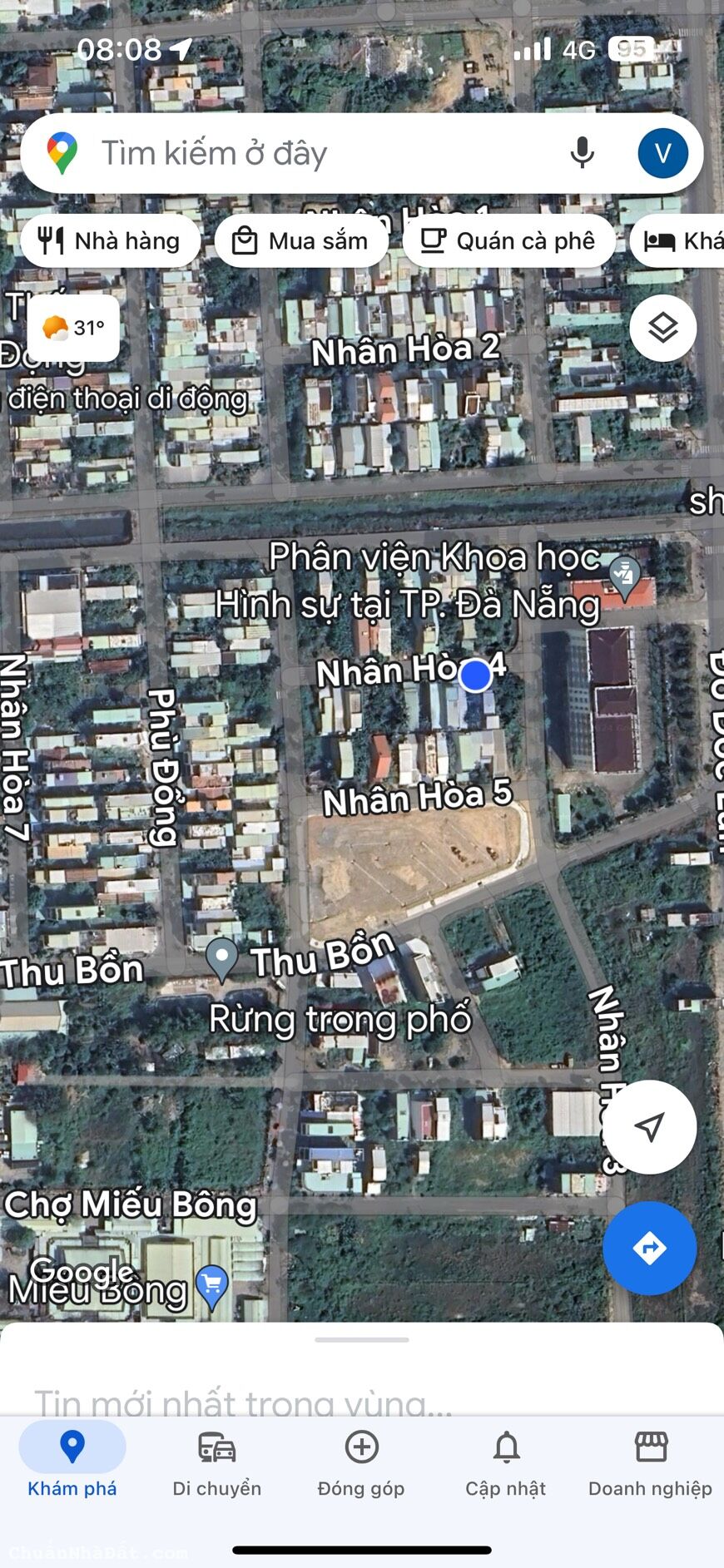 Bán đất đường Nhân Hoà 4 sát công viên gần chợ Miếu Bông giá rẻ