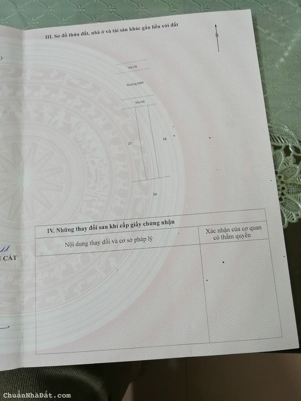 Chính chủ bán đất mặt tiền đường NB8, phường Mỹ Phước, thị xã Bến Cát, Bình Dương