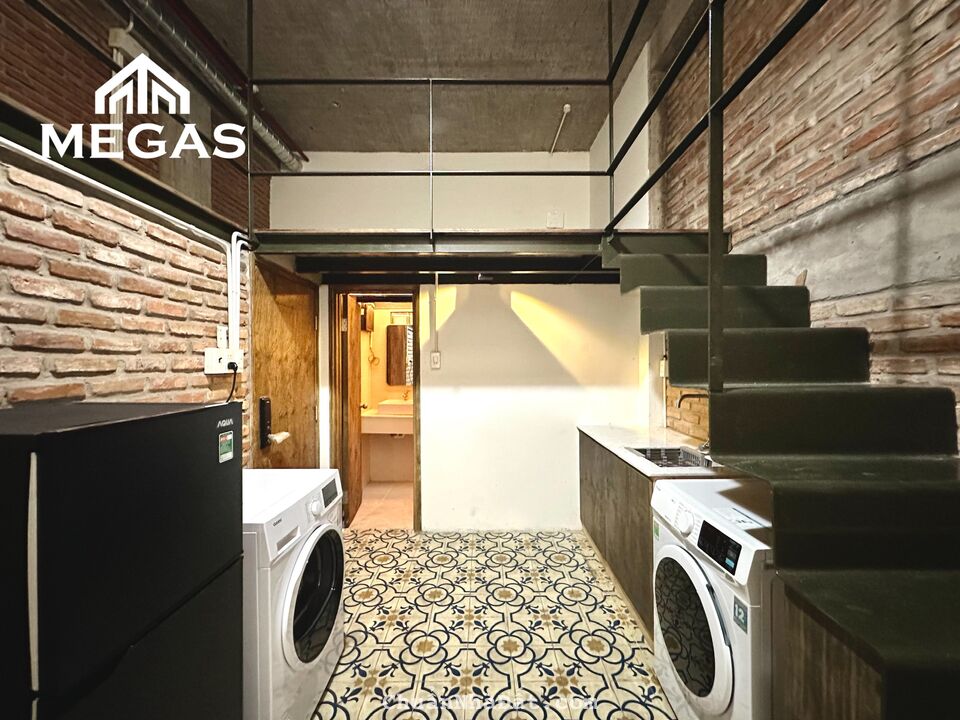 Căn Hộ Mới 100% - Gác Cao M7 - Full Nội Thất - Cửa Sổ Lớn - Có Máy Giặt & Sấy Riêng - Ngay ETOWN