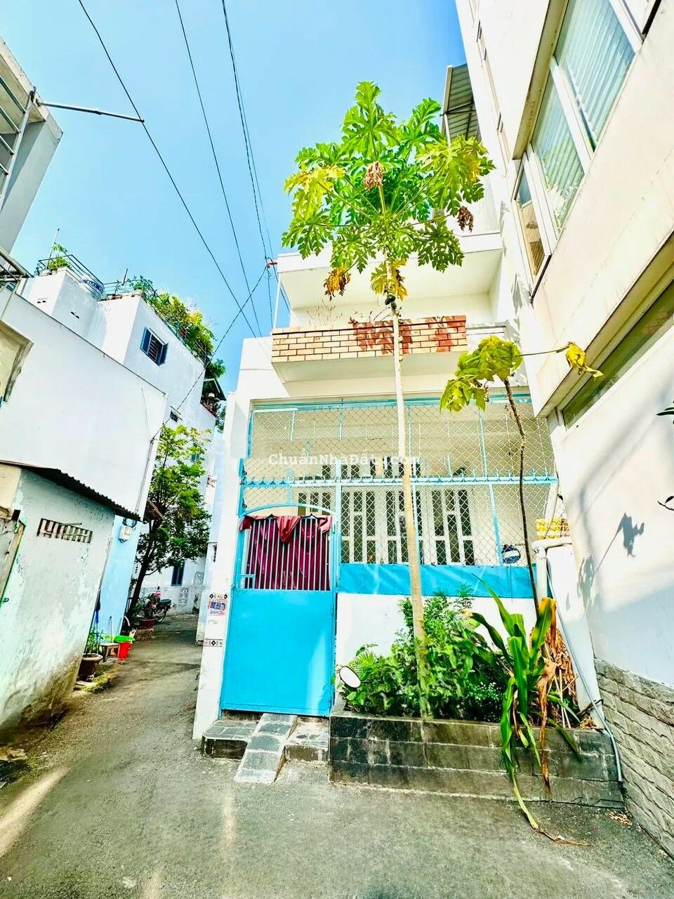 Xoay vốn bán nhà 2 mặt tiền 45,6m, 2 tỷ2,Hẻm Lê Quang Định, Phường 11, Bình Thạnh, có sổ