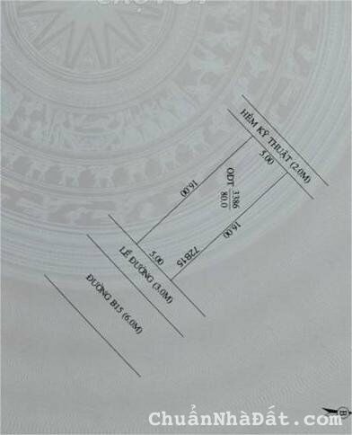 Bán nền 72B15 Khu dân cư sổ đỏ thổ cư giá 1,5 tỷ