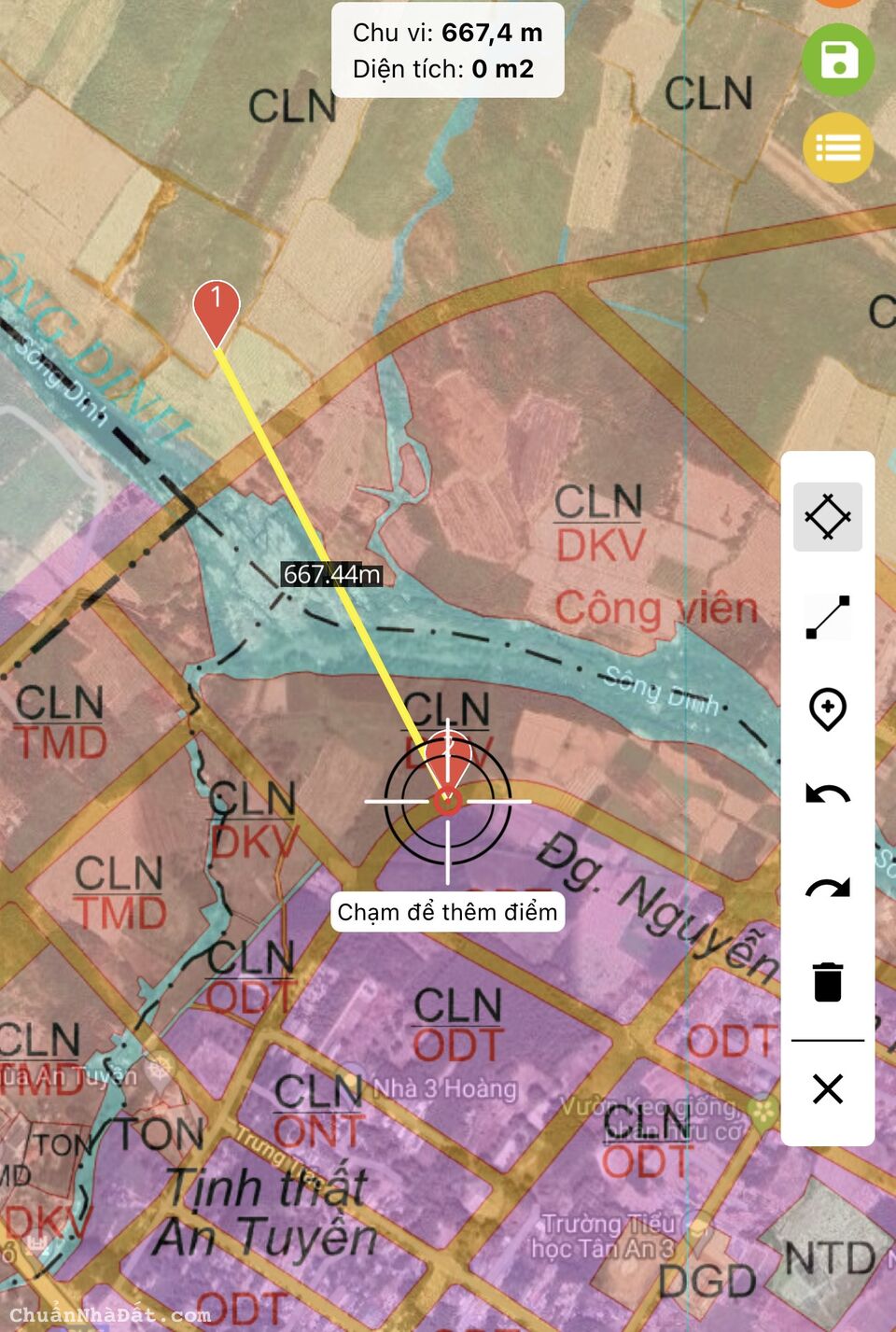 Bán 1 sào đất Tân Bình - TX LaGi giá mềm 600 triệu cách TTHC 3Km