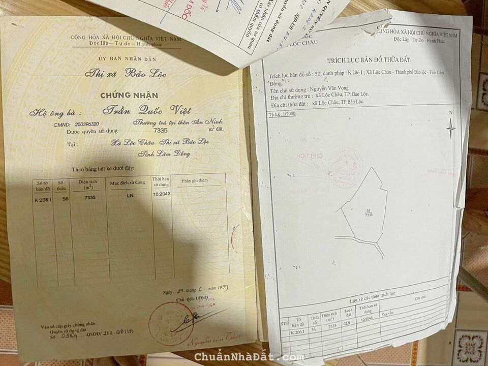 Bán đất tại Lộc Châu, Lâm Đồng, ngay đường lộ 6m, giá mềm cho nhà đầu tư Bán đất tại Lộc Châu, Lâm Đồng, ngay đường lộ 6m, giá mềm cho nhà đầu tư