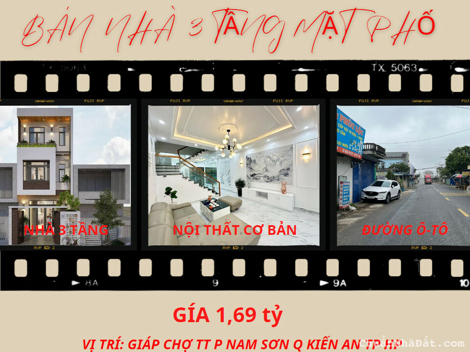 Càn bán nhanh nhà 3 tầng vừa hoàn thiện xong tại Kiến An