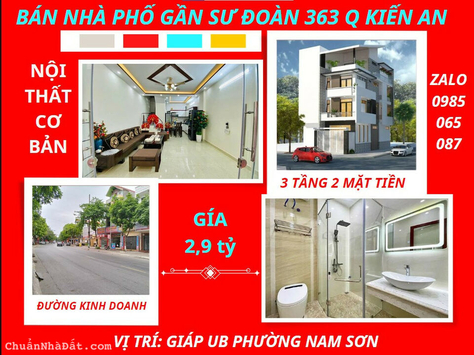 Bán nhà mặt phố trục đường kinh doanh gần Sư Đoàn 363 P Nam Sơn Q Kiến An Bán nhà mặt phố trục đường kinh doanh gần Sư Đoàn 363 P Nam Sơn Q Kiến An