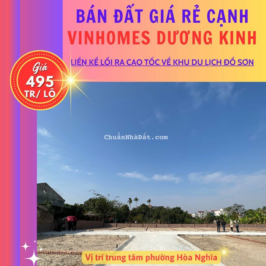 Chính chủ cần tiền đá banh bán gấp 2 lô liền kề tại Dương Kinh