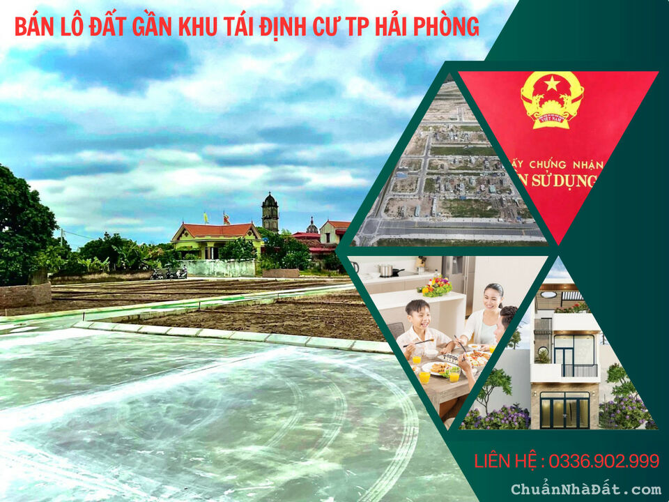Bán lô đất gần khu đất tái định cư hải phòng