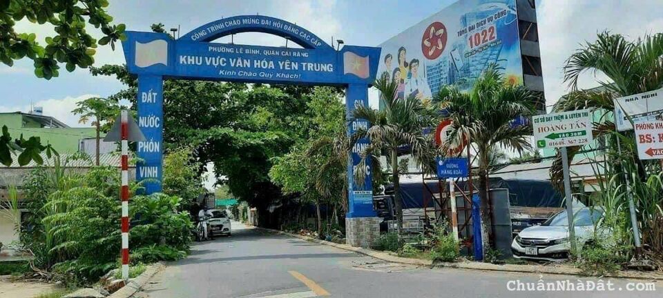 GIẢM 300TR – BÁN NỀN THỔ CƯ - MẶT TIỀN ĐƯỜNG HÀNG XOÀI - P. LÊ BÌNH - CÁI RĂNG - TPCT GIẢM 300TR – BÁN NỀN THỔ CƯ - MẶT TIỀN ĐƯỜNG HÀNG XOÀI - P. LÊ BÌNH - CÁI RĂNG - TPCT