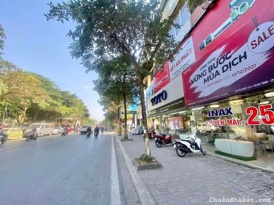 Bán nhà Mặt Phố Thanh Nhàn, 65m2 x 5 tầng, 22.9 tỷ, nhà lô góc, vỉa hè rộng, kinh doanh bất chấp