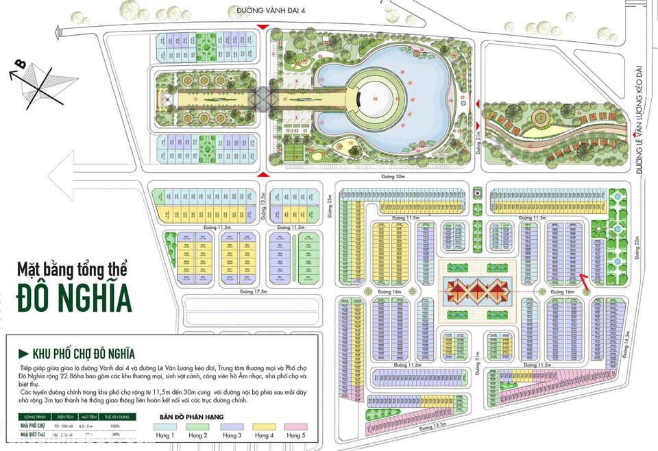 Bán nhà liền kề 100m x 5 tầng khu đô thị Đô Nghĩa, 2 mặt đường